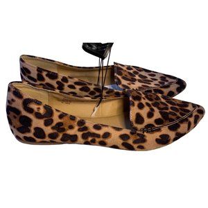 Time Tru Memory Foam Leopard Print Suede Shoes